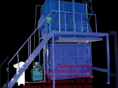 Xếp xẻ bọt Rebond nồi hơi tái chế dây chuyền Rebond sản xuất bọt tái chế máy khối PU