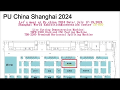 2200mm cắt chiều rộng PU bọt cắt máy Horizontal Splitter tự động Siemens điện tử servo