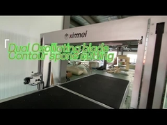 Máy cắt hồ sơ bọt nhanh Máy cắt bọt công nghiệp rung đôi