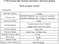 C-618 Máy cắt ngang Carousel tiên tiến (với cuộn áp suất)