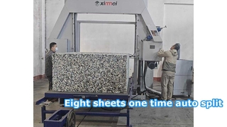 Máy cắt ngang khối tạo bọt rebond lớn bán tự động do một người vận hành