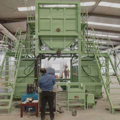 Khối lượng hỗn hợp 15m3 Máy nén bọc lại Capacity 40r/m Scraps Máy tái chế bọt nhựa