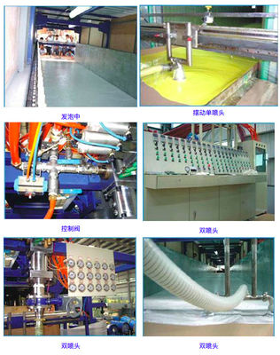 Máy sản xuất bọt CE Pu Thiết bị tạo bọt Polyurethane tự động nằm ngang