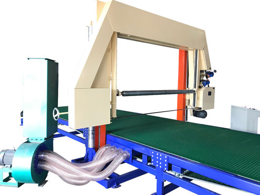 Máy cắt khối bọt EPE chia ngang dây chuyền vận chuyển mềm
