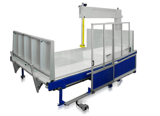 Máy cắt xốp xốp EVA tự động Máy cắt bọt thẳng đứng Bàn làm việc quay