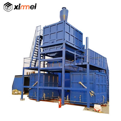 Máy nén bọt bọt bọt bọt bọt bông tái chế trung bình hai khuôn bốn bên máy nạp hơi