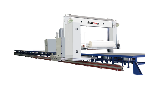 Máy cắt bọt PU hiệu quả cao 2200mm Độ rộng cắt với tốc độ 0-120m / min