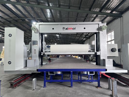 Máy cắt ngang xốp rộng 2200mm dung sai ±0.05mm cho tấm dài, máy cắt mút xốp PU và máy cán màng