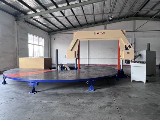 TDP-70 Carousel Rotary Table Foam Cutting Machine 0-3.5r/min Continuous Cutting